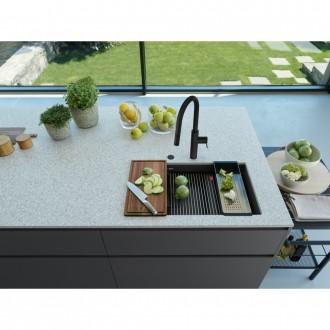 Кухонна мийка Franke KUBUS 2 KNG 120 (125.0732.285) Black Edition